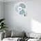 Proaira 16-inch Wall-Mount Oscillating Fan w/Adjustable Tilt w/Remote and Timer, White WF16RW - alternate 2